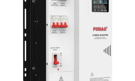 FCHAO 030KHP 5.5KW inverter teszt: Tiszta szinuszos áram WiFi-vel és MPPT-vel