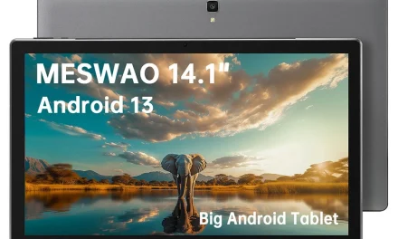 MESWAO B1 táblagép: 14.1 hüvelykes Full HD kijelző és 10000 mAh akkumulátor a tesztpadon