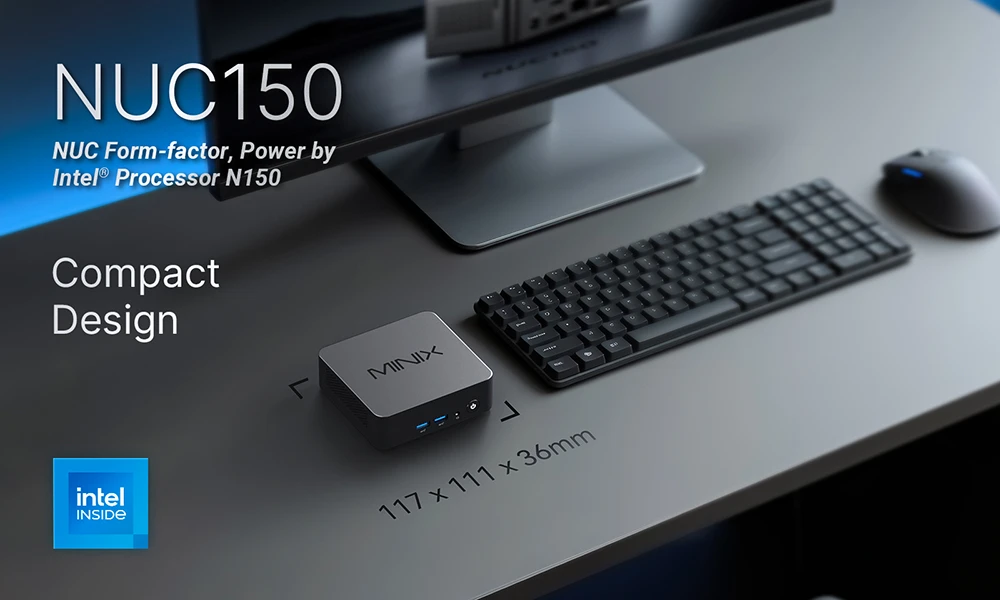 Megéri az árát a MINIX NUC355 Mini PC Intel Core 3 N355 processzorral?