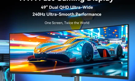 TITAN ARMY C49C1S gamer monitor: 49″ ívelt kijelző, 240Hz, 1ms válaszidő