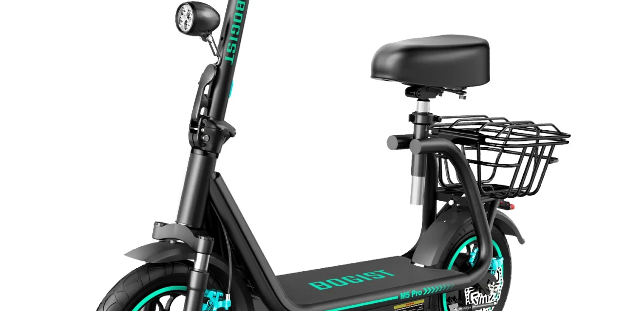 BOGIST M5 PRO+ elektromos roller: Ülve is kényelmes ingázás, EU raktárból elérhető