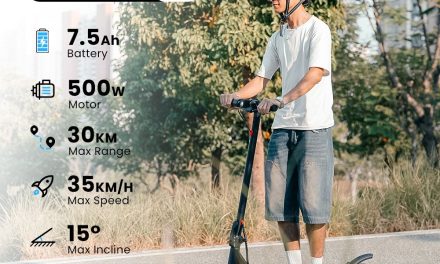 iScooter i9M elektromos roller teszt: 500W-os motorral és 30 km hatótávval