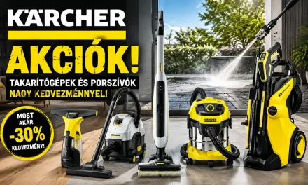 Kärcher gépek május végéig még akciós áron kaphatók