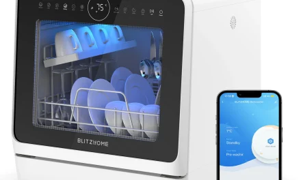 A BLITZHOME BH-4-CDW okos asztali mosogatógép forradalmasítja a konyhát