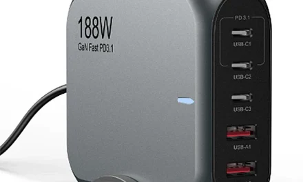 Kukirin M4 Max 188W 5-portos USB PD töltő: 5 érv, amiért érdemes beszerezni