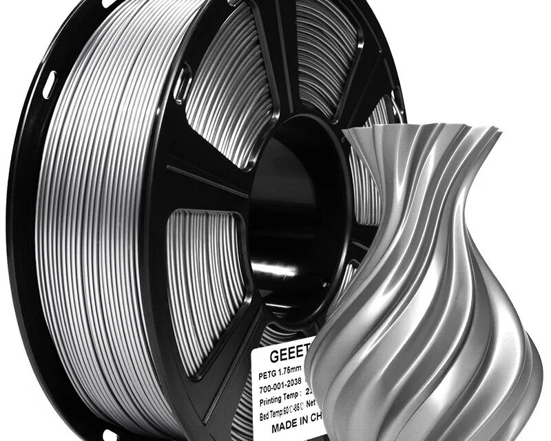 Geeetech Fém PETG filament: Fémhatású 3D nyomtatás kedvező áron
