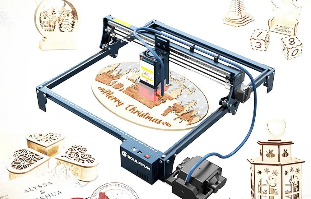 SCULPFUN S30 Pro lézergravírozó: Otthoni precíziós alkotás a tesztműhelyben