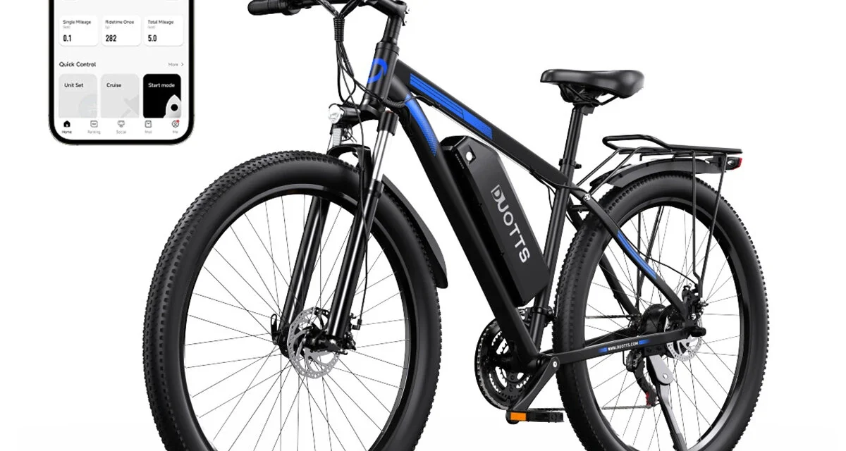 DUOTTS C29 e-bike hátsó csomagtartóval: városi kalandok újratöltve