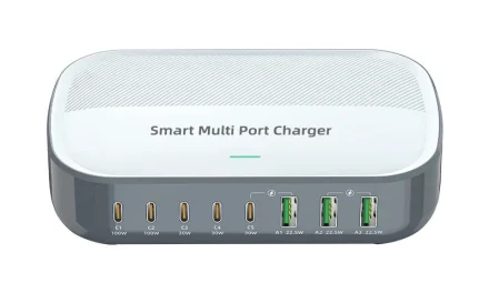 Bakeey WLX-F8C 200W 8-Port USB PD töltő: Okos energiaelosztás minden eszközhöz