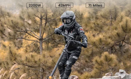 Ausom DT2 Pro elektromos roller: 2200W, 115km hatótáv, 299 000 Ft kuponnal a tesztmuhelyen