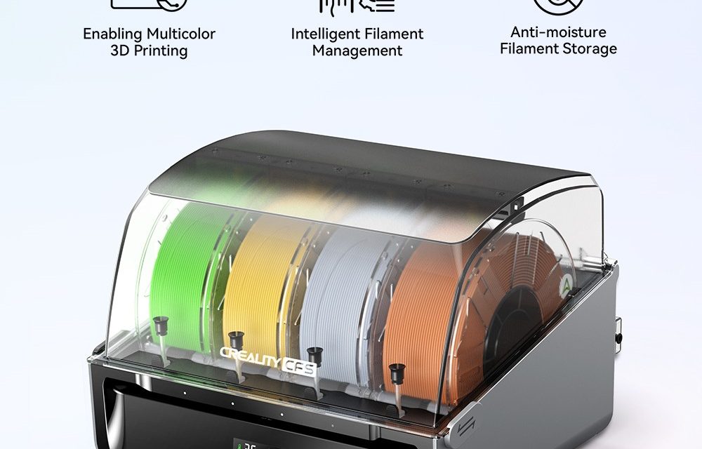 Creality CFS filament rendszer: 16 szín és automatizálás a K2 Plus 3D nyomtatóhoz?