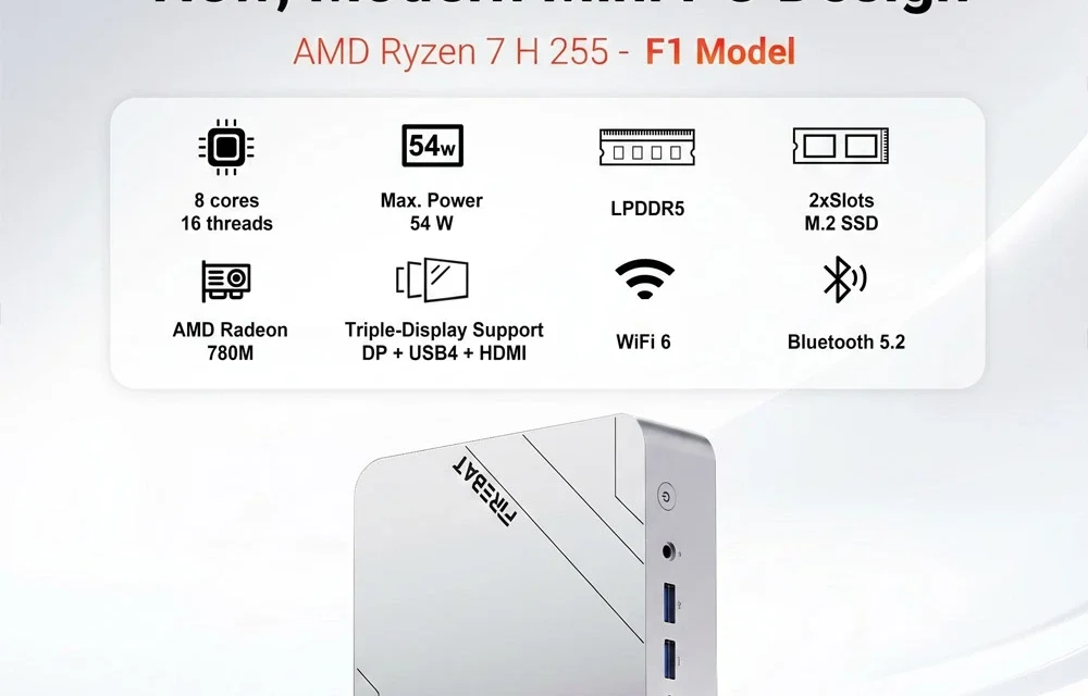 5 ok, amiért a FIREBAT F1 mini PC AMD-vel a legjobb választás