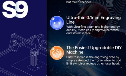 SCULPFUN S9 lézergravírozó: 5.5W-os precíziós vágás és gravírozás tesztje