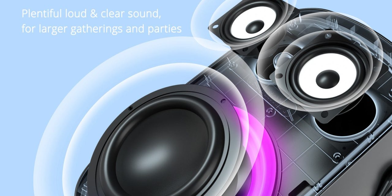 Tronsmart Halo 110: 60W-os hangszóró karaoke funkcióval és IPX6 védelemmel, kedvező áron