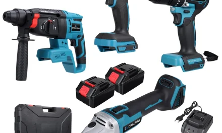 A Drillpro 4 az 1-ben szerszámkészlet: kefe nélküli technológia a modern műhelyekbe