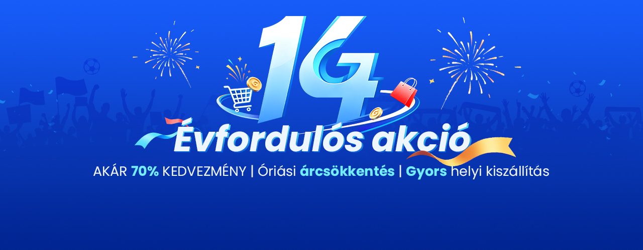 Geekbuying 14. évfordulós gigavásár: kuponözön és 100 milliós nyeremény vár