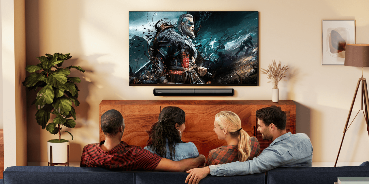 Ultimea Apollo S40 soundbar: egyszerű hangzásjavítás, kevés macera a tesztmuhelyen