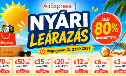 AliExpress nyári akciók: spórolj a Summer Sale és Choice Day kuponokkal!