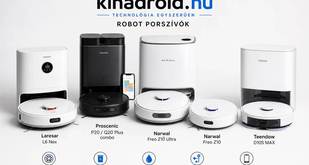 A legjobb robotporszívók 2026-ban: Top 5 ajánlat
