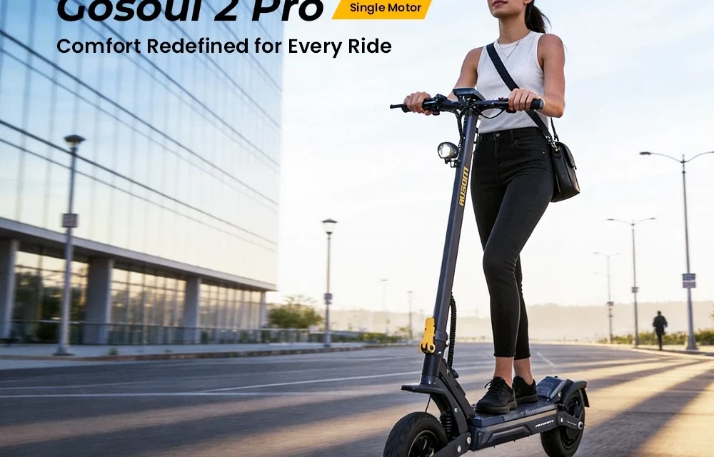Ausom Gosoul 2 Pro elektromos roller teszt: 90 km hatótáv és 2800W motor verhetetlen áron