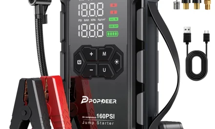 POPDEER PD-JA66 indítókészlet és légkompresszor tesztje