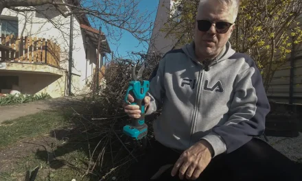 Teszteltük a Drillpro akkumulátoros metszőollót – Ez lett az új kedvencem
