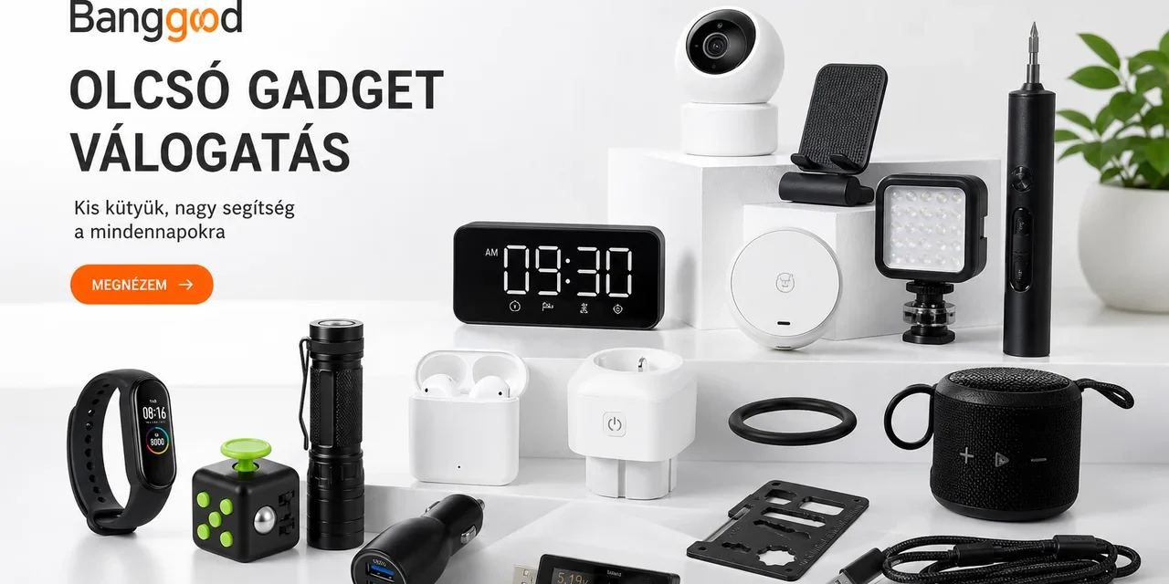 Több mint 30 Banggood újdonság 5000 Ft alatt – 2026.06.19.