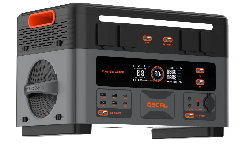 Blackview OSCAL PowerMax 2400 SE PM2400SE A hordozható áramforrás jövője