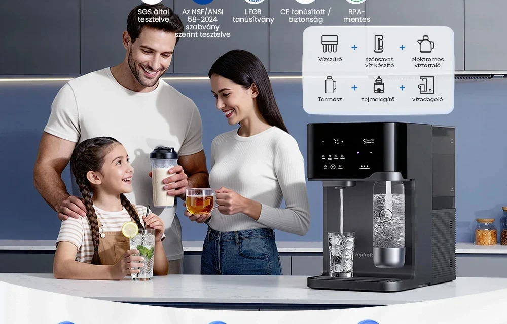 Hydrofast C300 RO: asztali víztisztító a frissítő vízért otthon