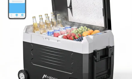 Hcalory D35M+ autós hűtő teszt: Kétzónás kompresszoros hűtő kerekekkel, verhetetlen áron!