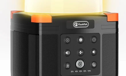 FlashFish FL9-A: Hordozható Bluetooth hangszóró és kempinglámpa egyben