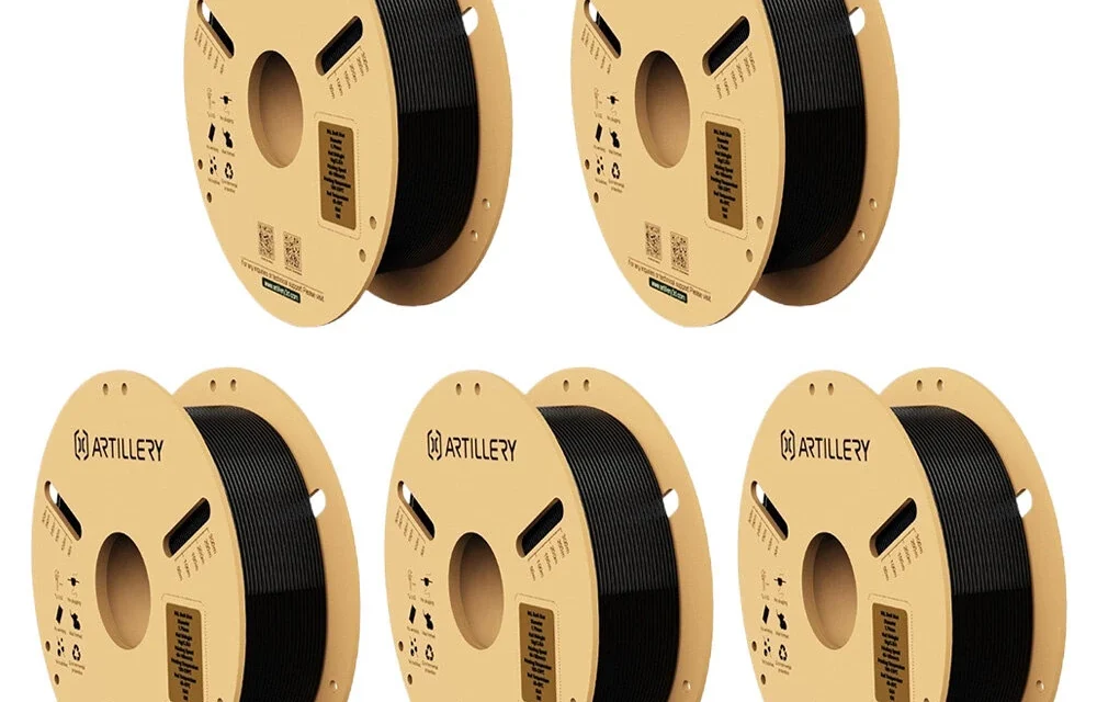 Artillery PLA filament: 5 kg fekete, precíz és környezetbarát 3D nyomtatási alapanyag