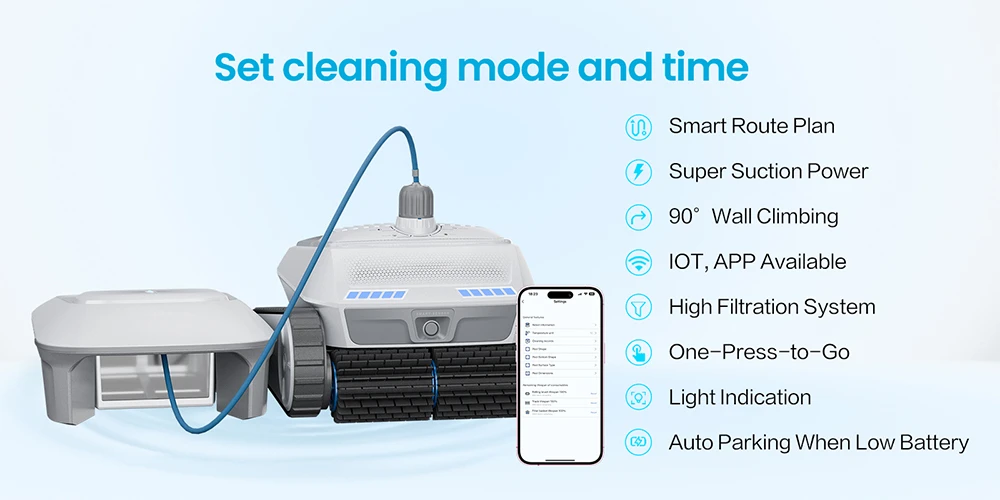 AIRROBO CP402 akkus medencetisztító: Okos takarítás a modern medencékhez