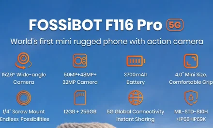 FOSSiBOT F116 Pro: Strapabíró okostelefon kedvező áron