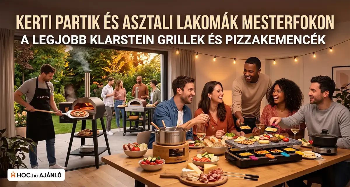 Klarstein grillek és pizzakemencék: kerti partik és asztali lakomák mesterfokon