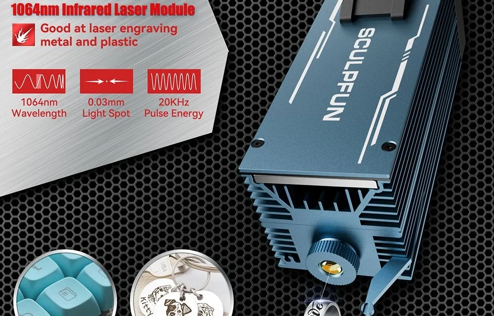 SCULPFUN IR-2 2W infravörös lézermodul: Fémgravírozás felsőfokon, megfizethető áron tesztje