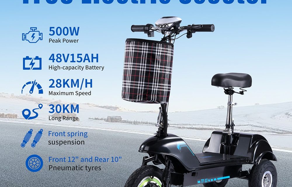 TWOFISH TF03 elektromos robogó kényelmes ingázás üléses kivitelben