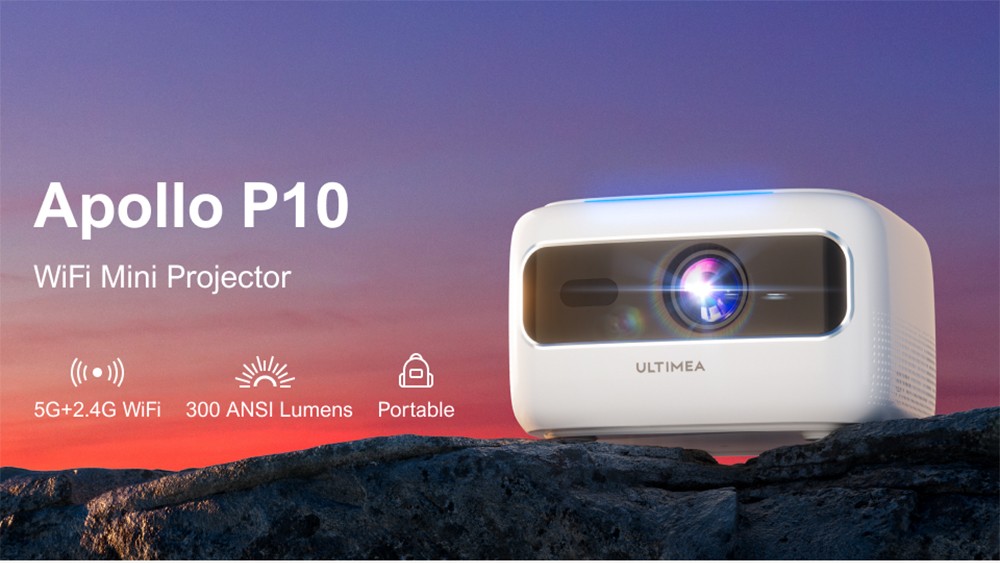 Ultimea Apollo P10 projektor gyors üzembe helyezés minimális gond