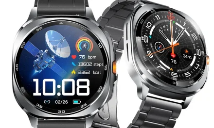 TS400 okosóra 1 43 hüvelykes AMOLED kijelző GPS és Bluetooth hívás funkciók