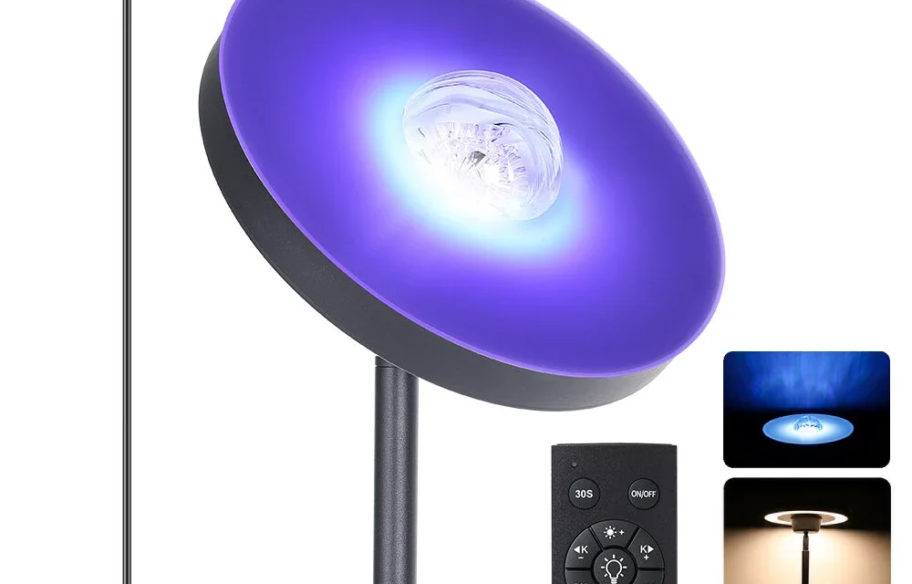 BlitzWill BWL-A11 RGB állólámpa: Színes fények a lakásban