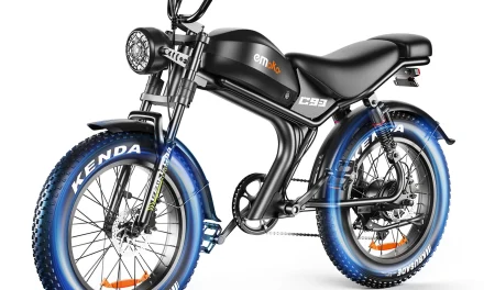 Az emoko C93 elektromos kerékpár 1000W-os motorral és 125 km-es hatótávval érkezik