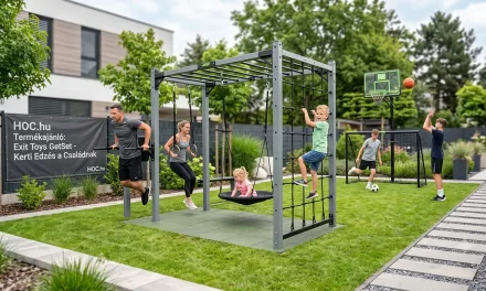 Családi edzőterem a kertben: Bemutatkoznak az Exit Toys GetSet kültéri fitneszközpontok
