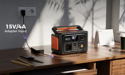 Flashfish K53 hordozható erőmű 400Wh kapacitás és 400W AC kimenet