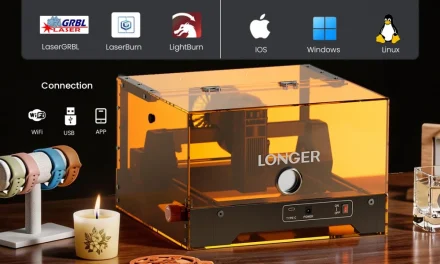 LONGER Ray5 MiniS 10W zárt lézergravírozó Pontosság és biztonság megfizethető áron a tesztműhelyben