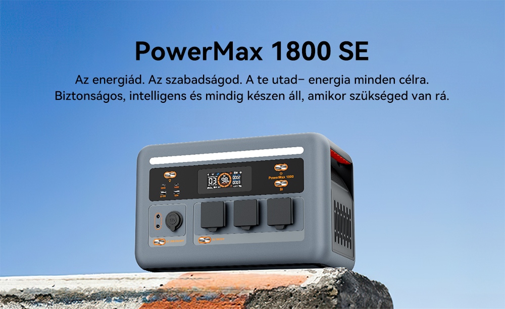 Blackview Oscal PowerMax 1800 SE Ideális okos választás otthoni és terepi használatra