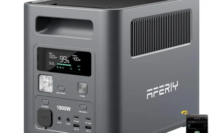 Aferiy P180 Nomad1800 1800W os erőmű a tesztműhelyben