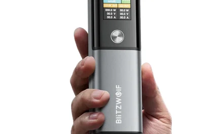 BlitzWolf BW P23 100W 14000mAh power bank okos kijelzővel a tesztműhelyben