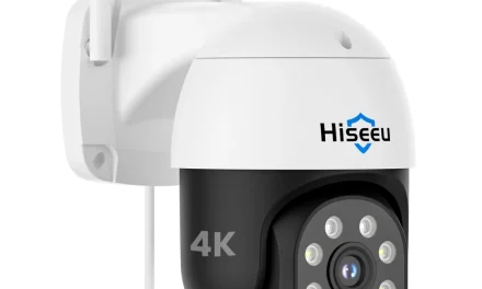 Hiseeu WHD308B 4K 8MP PTZ kamera okos otthonőrzés éjjel nappal