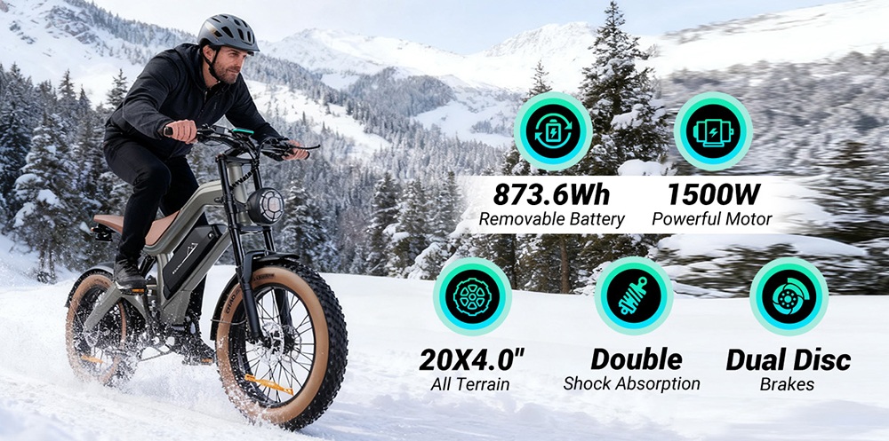 ZONVEER M20 1500 W os csúcsteljesítményű elektromos kerékpár a jövő mobilitásáért