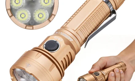 Astrolux EA05 6200 lumenes EDC lámpa 586 méteres fénnyel